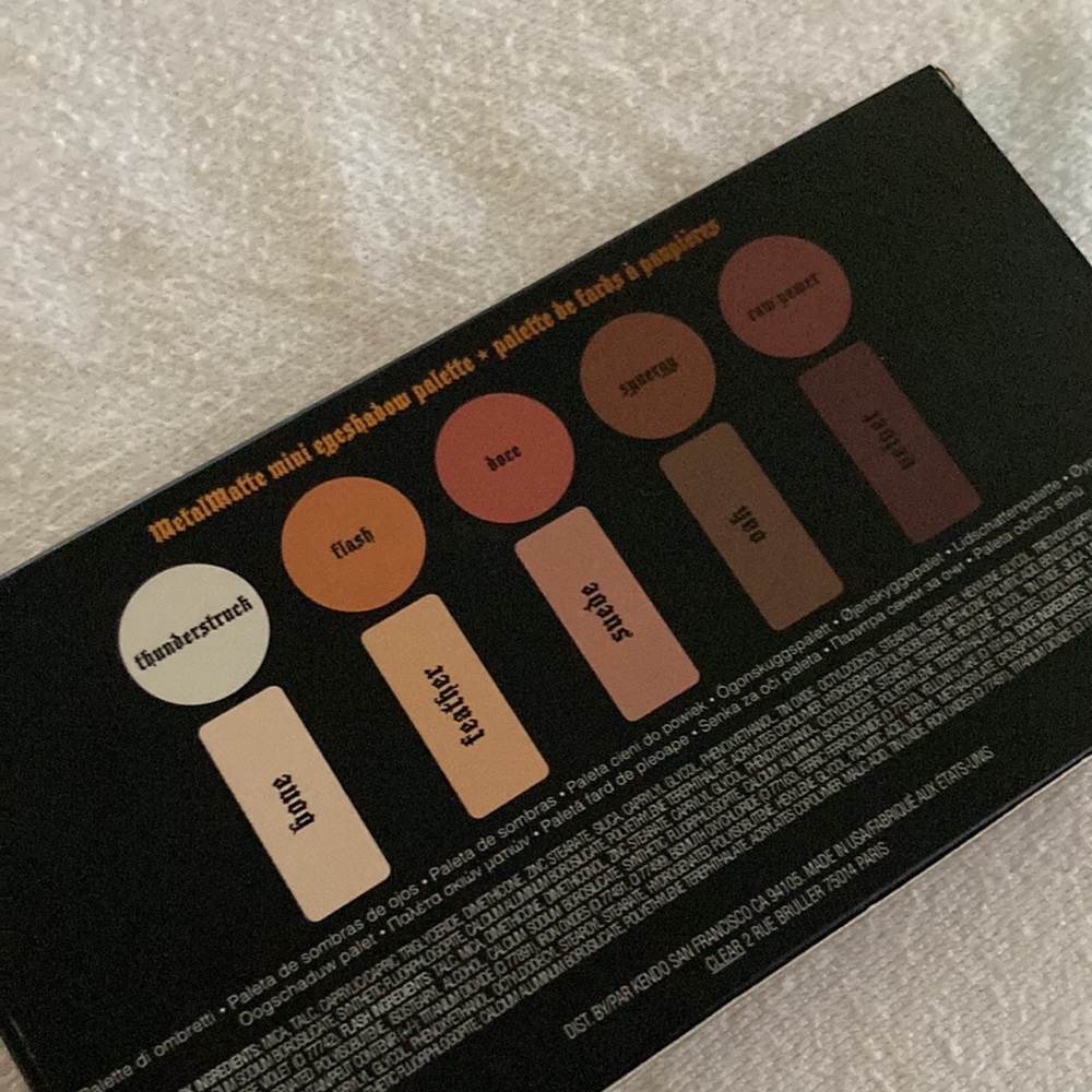 NEW Kat Von D KVD Beauty Metal Matte Mini Eyeshadow Palette Limited Edition NIB - Picture 7 of 12